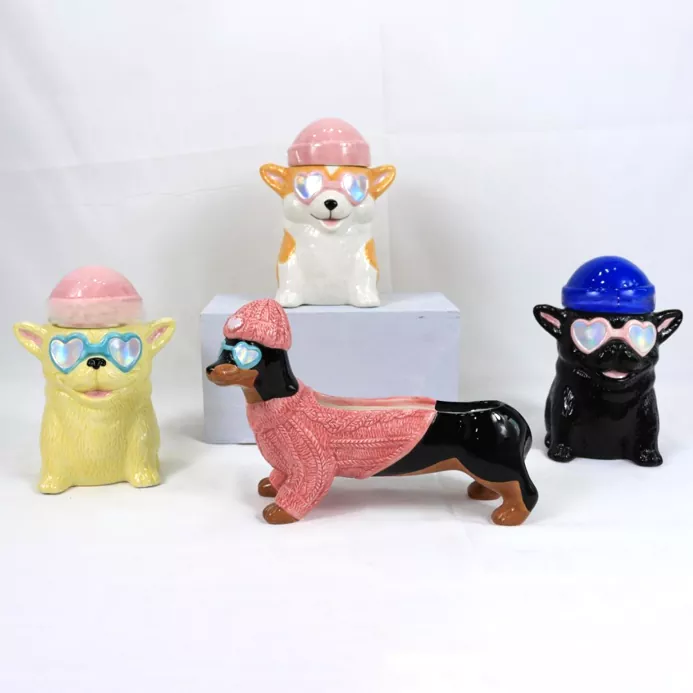 Держатель животных керамических свечей