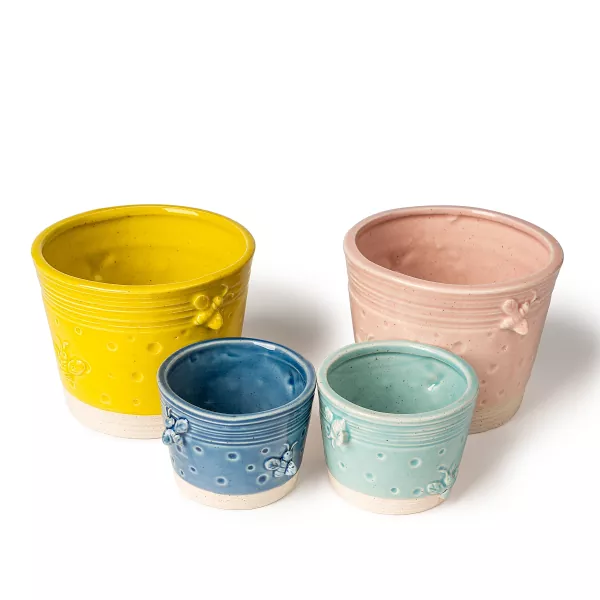 Керамическая банка для свечей из пчелиного воска