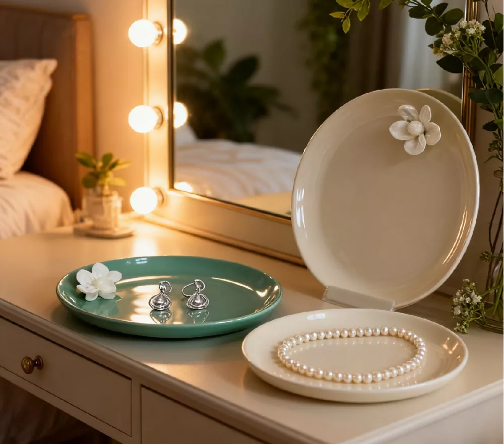 Минималистская керамическая посуда для ювелирных изделий Insta